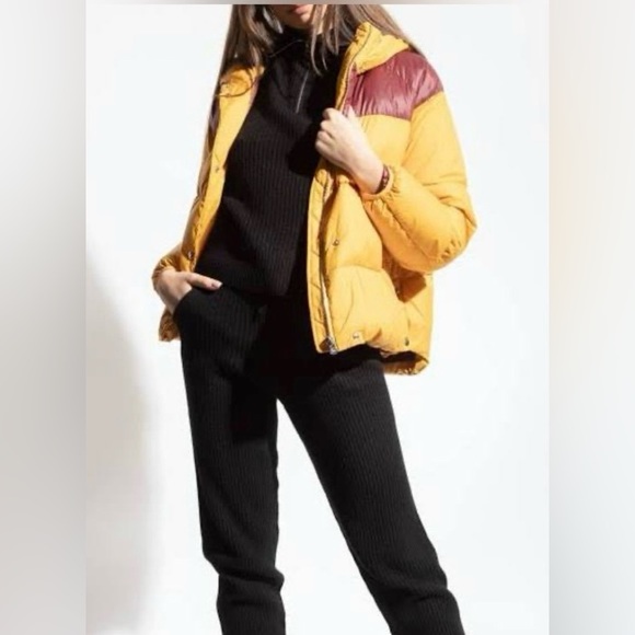 NWT Rag & Bone Joelle Ladies Down winter puffer Jacket Coat Medium M 70s Retro - Picture 3 of 14